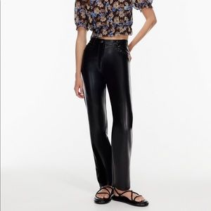 Wilfred Melina Black Leather Pant